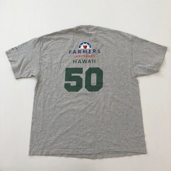 University Of Hawaii Shirt Adult XL Gray Short Sleeve Stretch Shirt Size XL Men - Picture 7 of 13